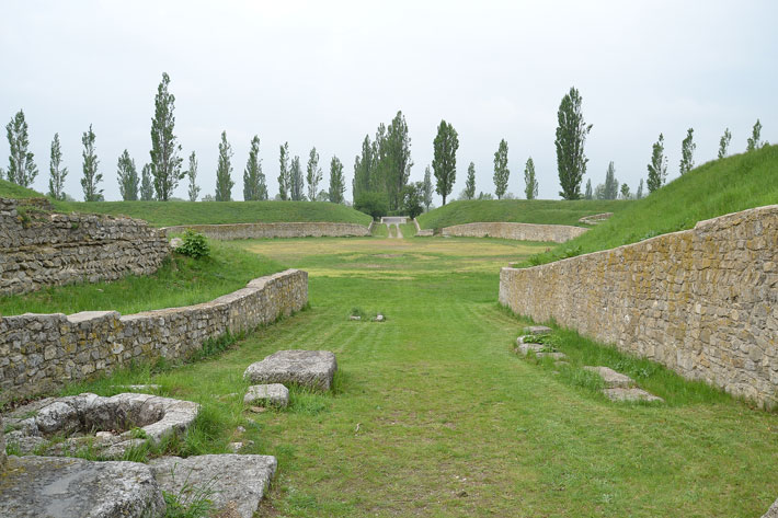 Trenches Off the Grid Carnuntum Amphitheater