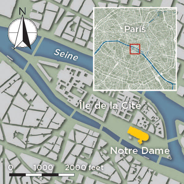 Notre Dame Map