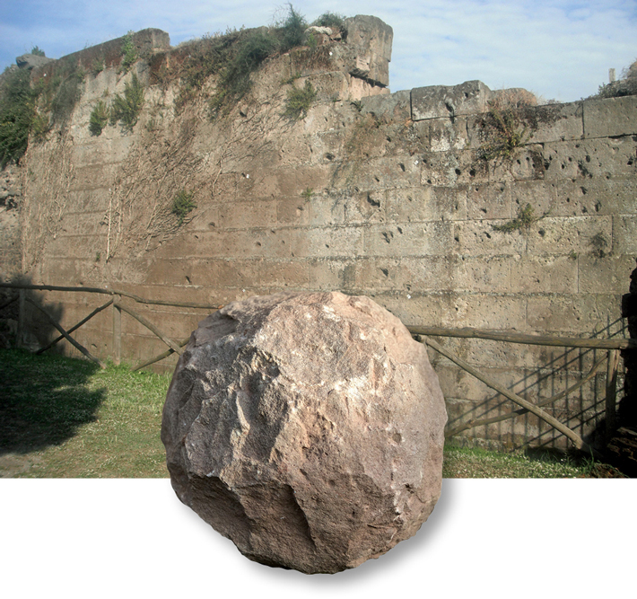 Weapons Pompeii Wall Wales Catapult Stone