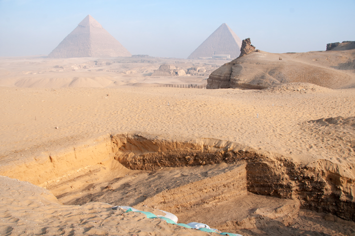 Trenches Egypt Giza Plateau