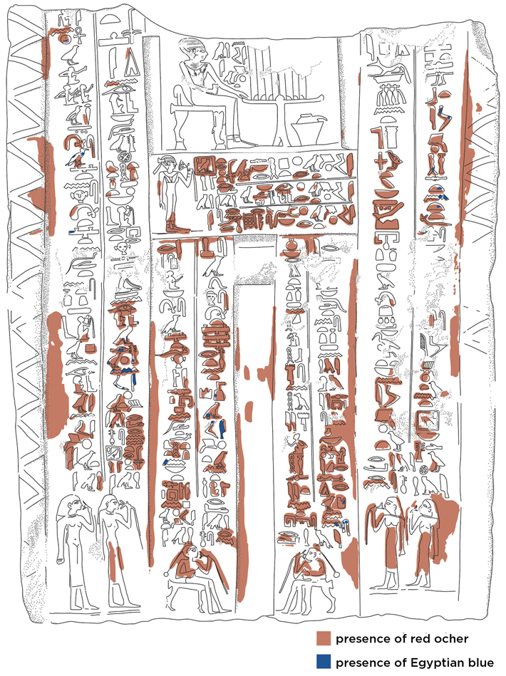 Egypt Stela Illustration