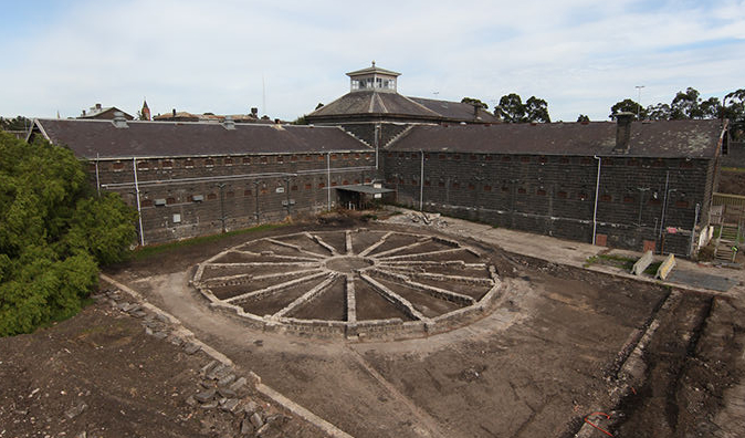 Pentridge Prison Exercise Yard