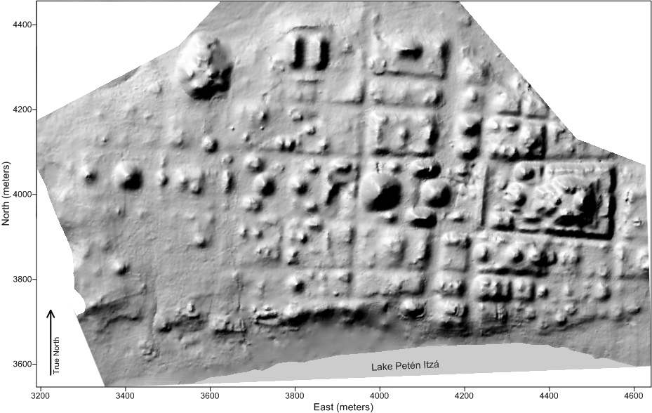 Maya grid city