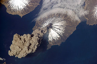 Volcano dust climate