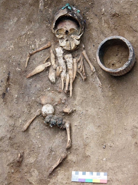 Russia infant burial