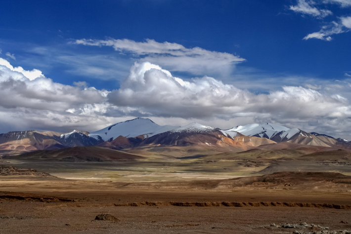 Heights Tibet Mountains Plateaus