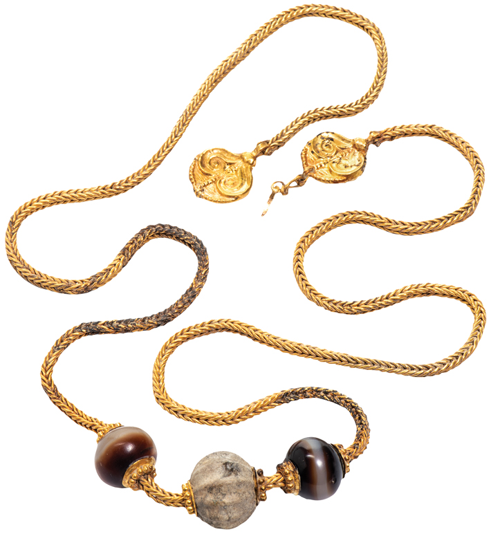 Pylos Greece Gold Necklace