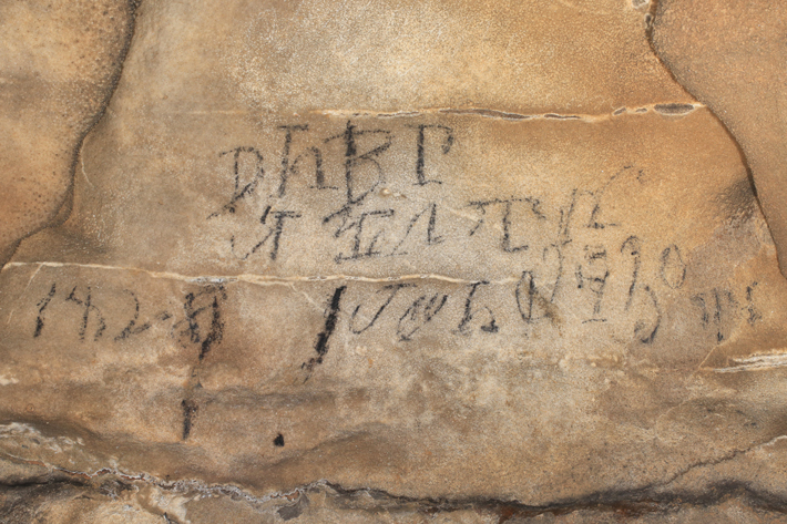 Cherokee Caves Inscription