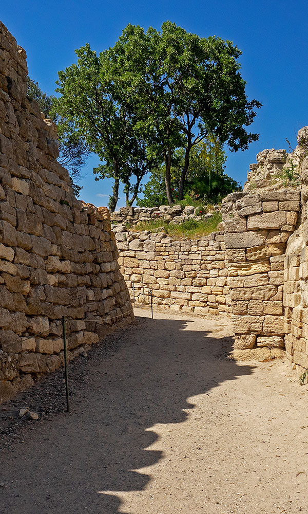 Ancient walls of Troy