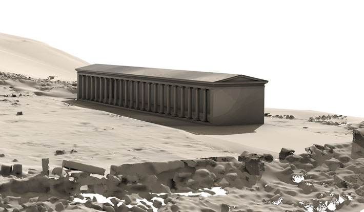 Philosphers Stone Stoa Reconstruction