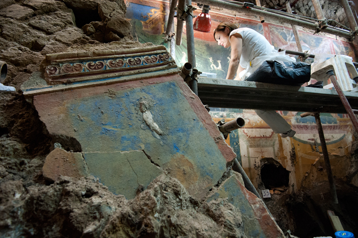 Positano Villa Wall Excavation