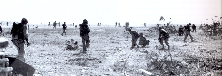 Peleliu WWII Marines Airfield Charge