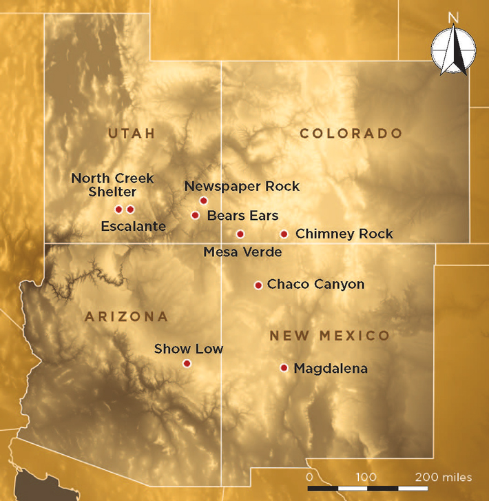 Four Corners Map