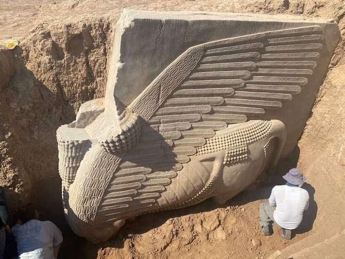 Iraq Lamassu Sculpture