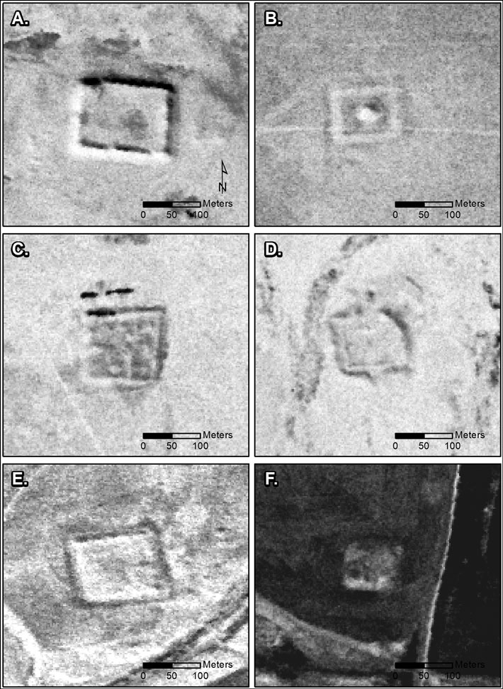 Roman Forts Satellite Images