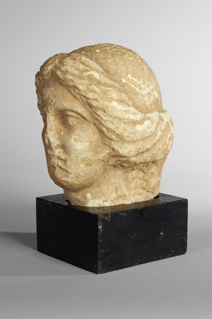 Libya Marble Head Sculpture