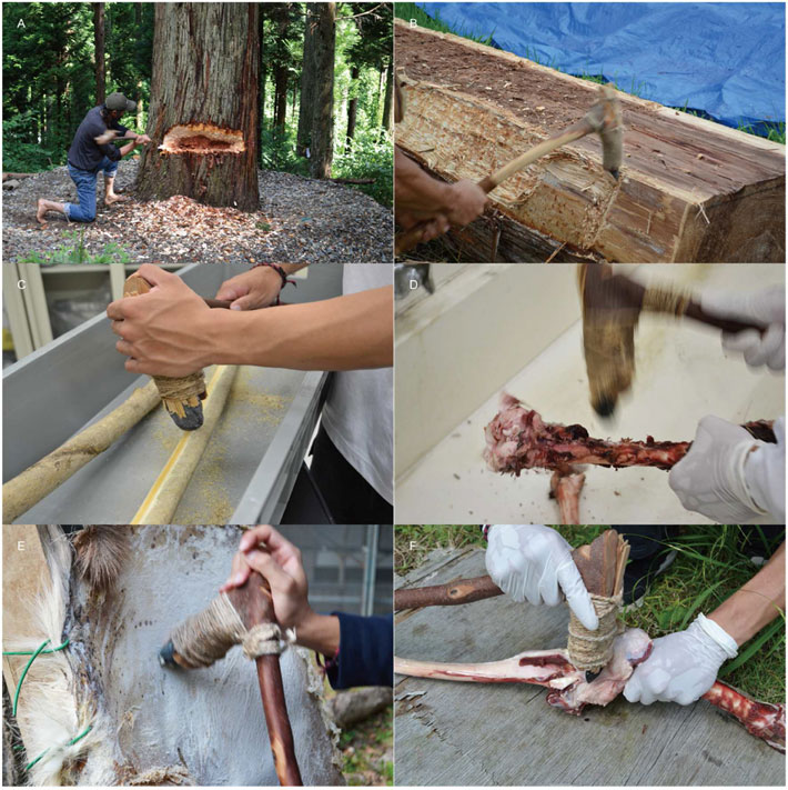 Japan Stone Tool Replica Experiments