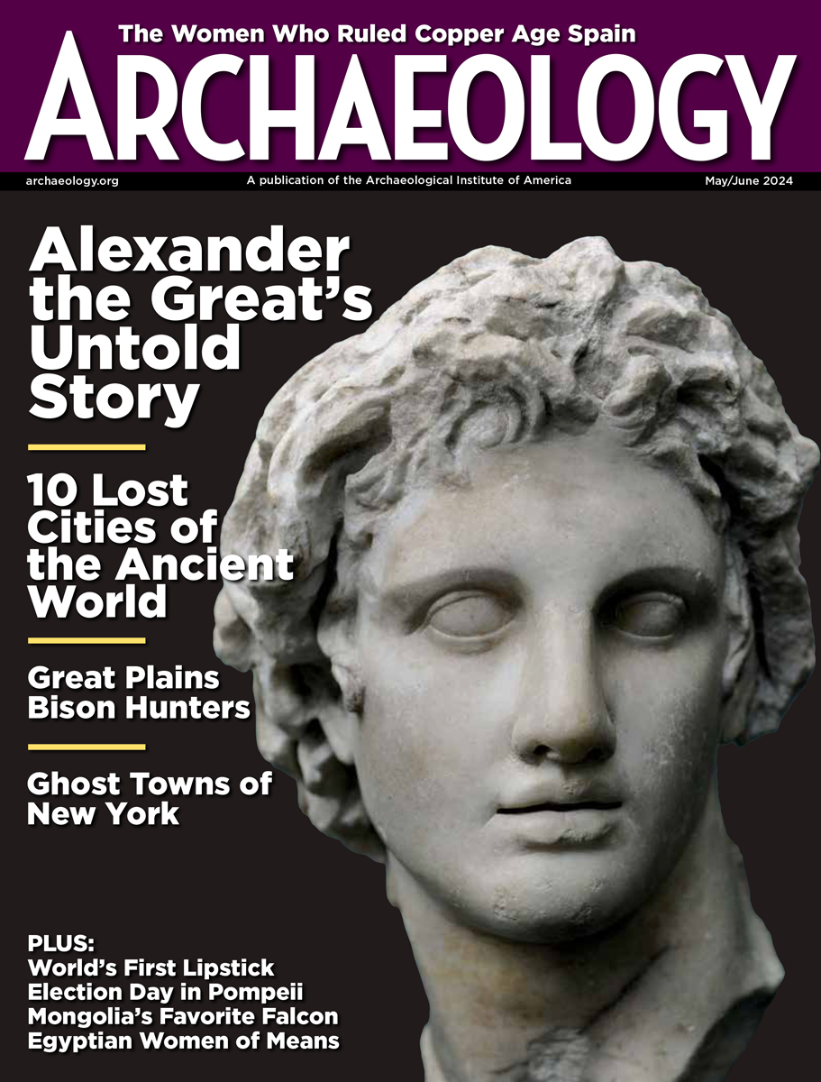 Archaeology Magazine May/June 2024 Cover