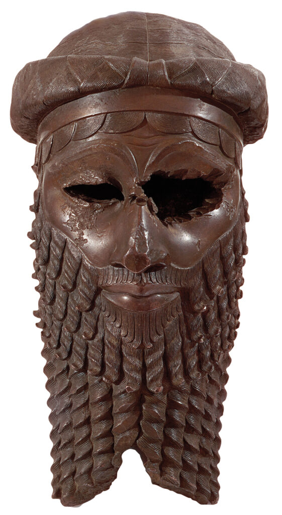 Copper Akkadian sculpture, possibly of Sargon