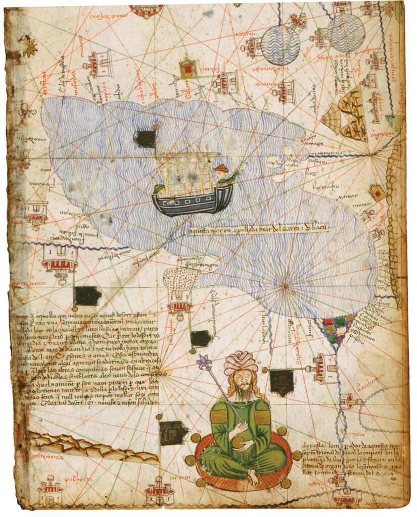 Lands of the Golden Horde, fourteenth-century map