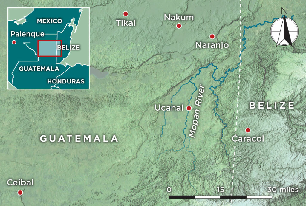 Maya-Guatemala-Ucanal-Map