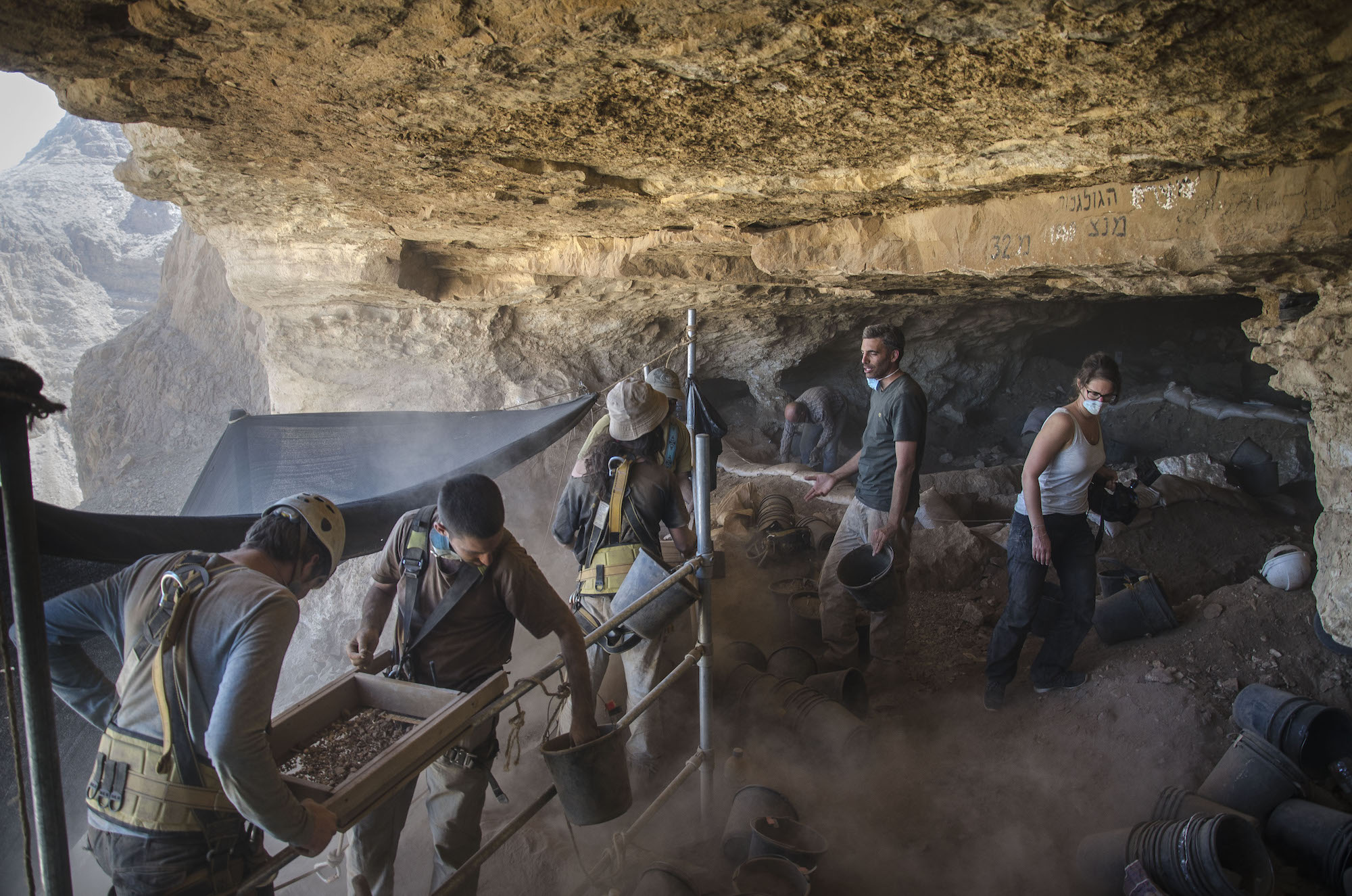 Excavation of the Cave of Skulls, Israel