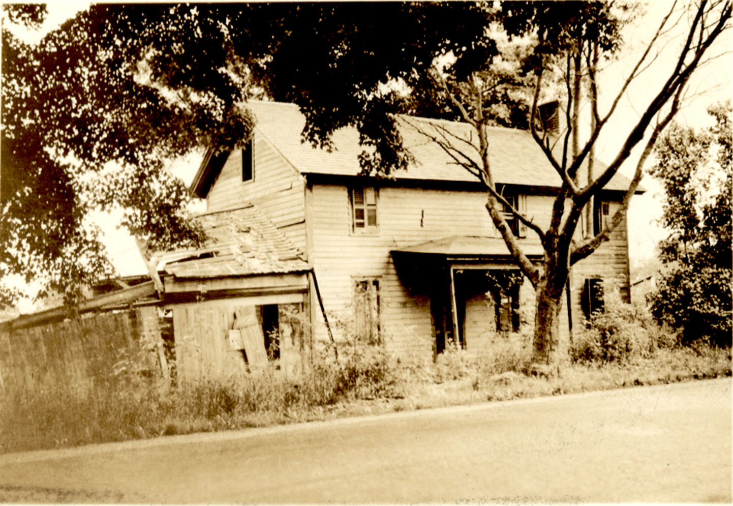 Burghardt family home, Great Barrington, Massachusetts, ca. 1933