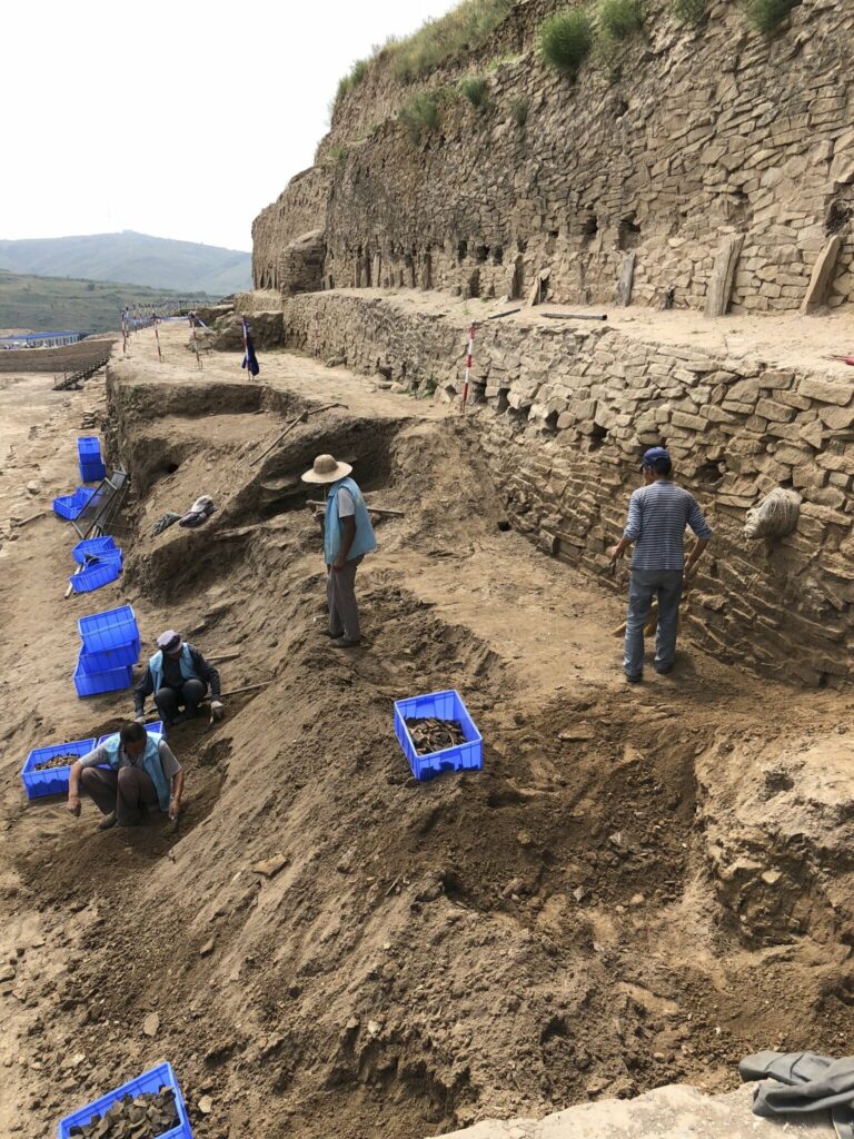 Excavations at Shimao, Shaanxi, China