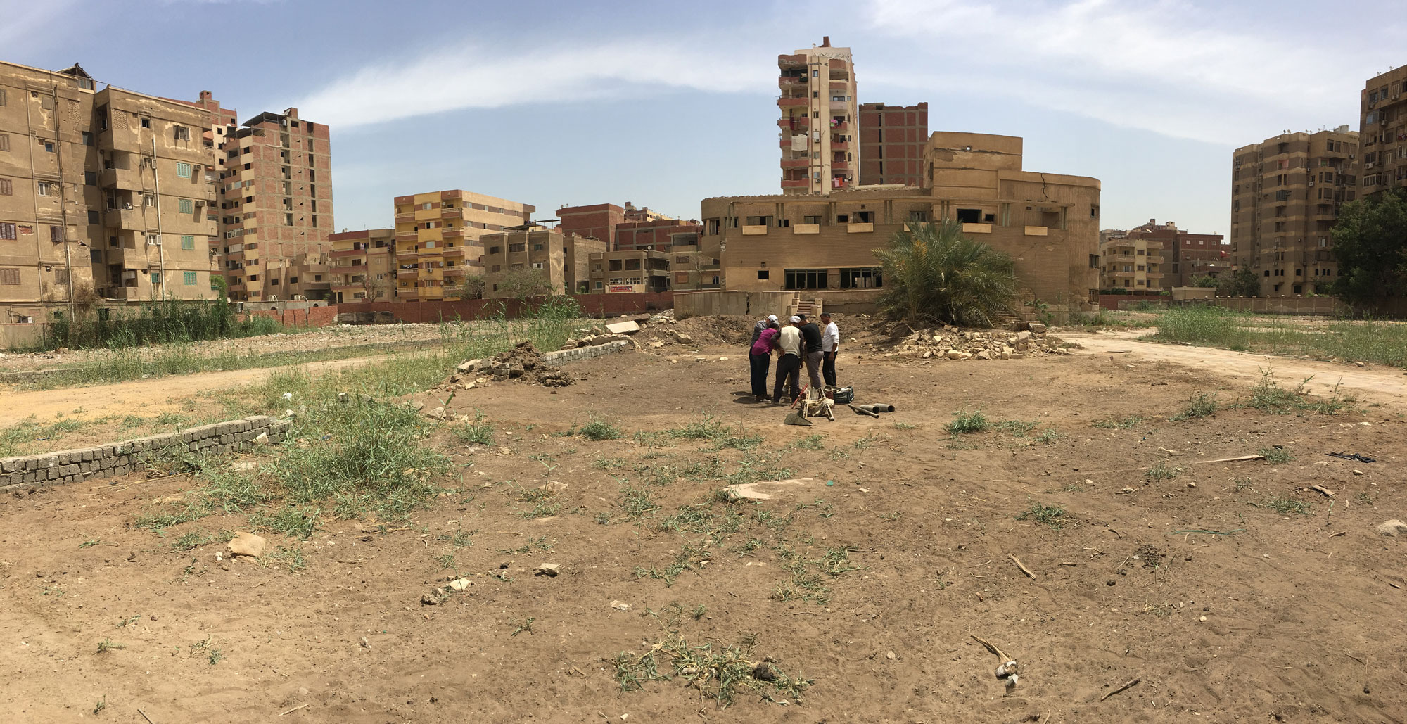 Sediment coring, Cairo, Egypt