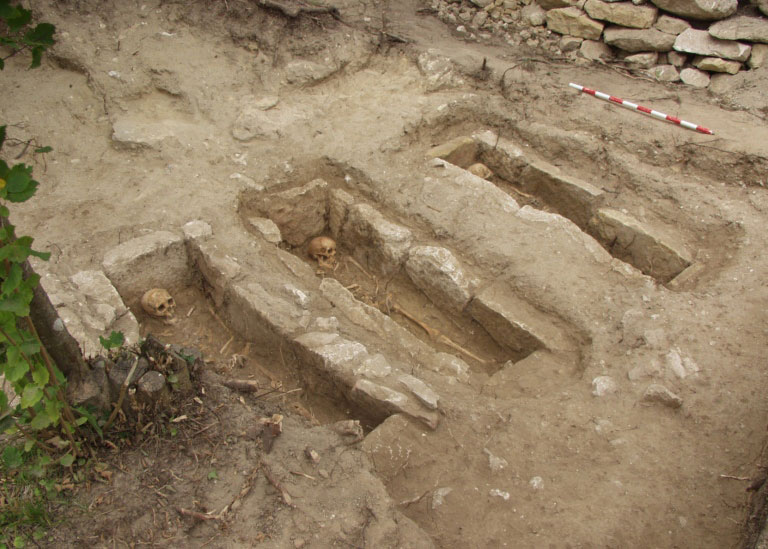 Excavated burials, Las Gobas, Spain