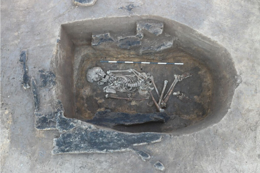 Pit Grave culture burial, Hatalov, Slovakia