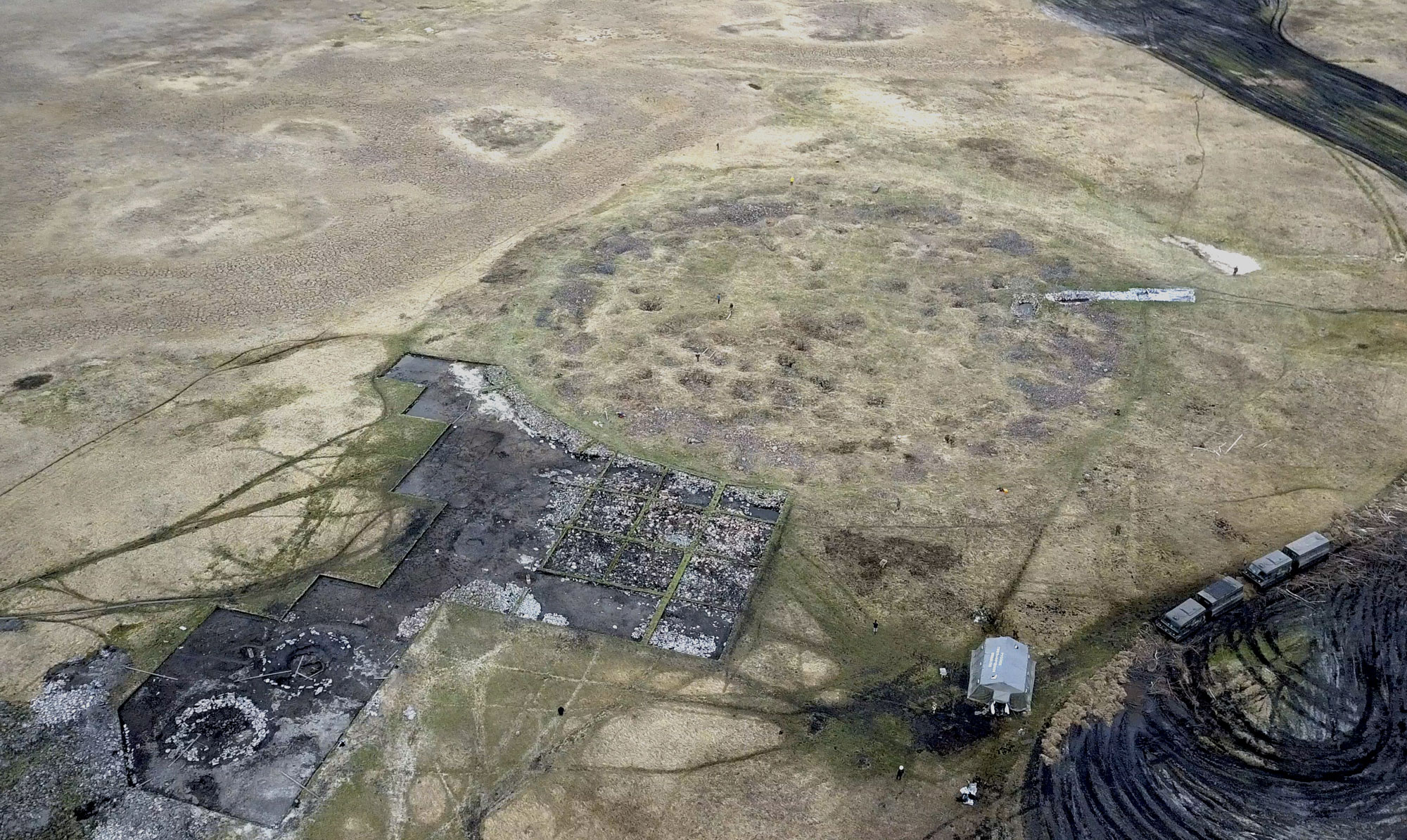 Aerial view of the Tunnug 1 site in Siberia