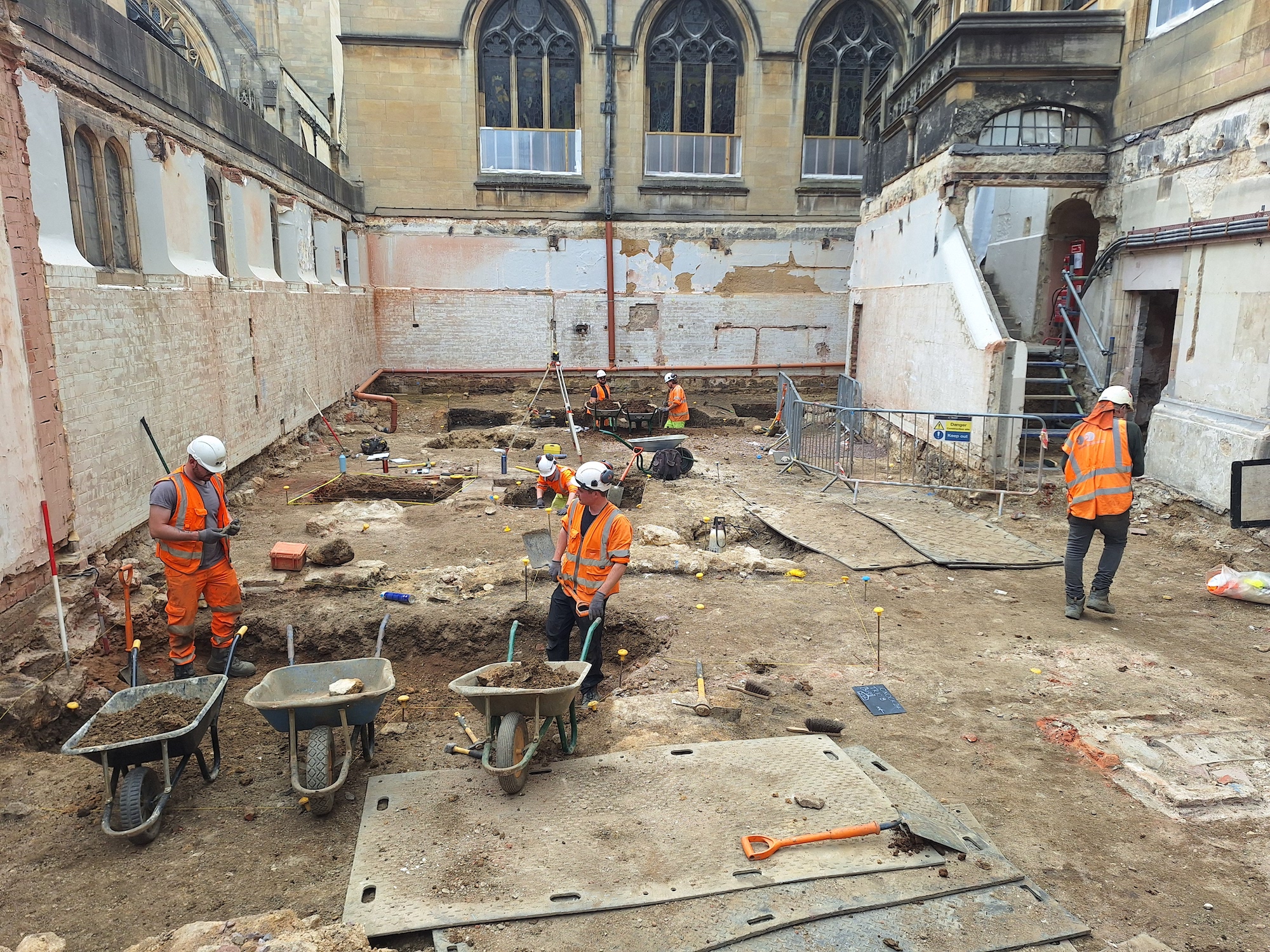 Excavations by Oxford Archaeology at the east range of Oriel College, Oxford