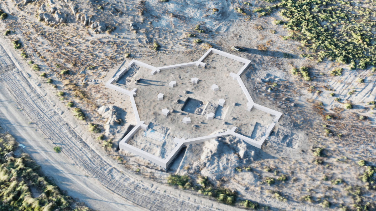 Church foundations, Artaxata, Armenia