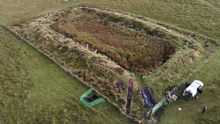 King Arthur's Hall on Bodmin Moor, Cornwall, England