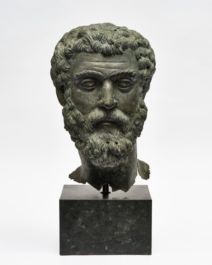 Bronze portrait of Septimius Severus