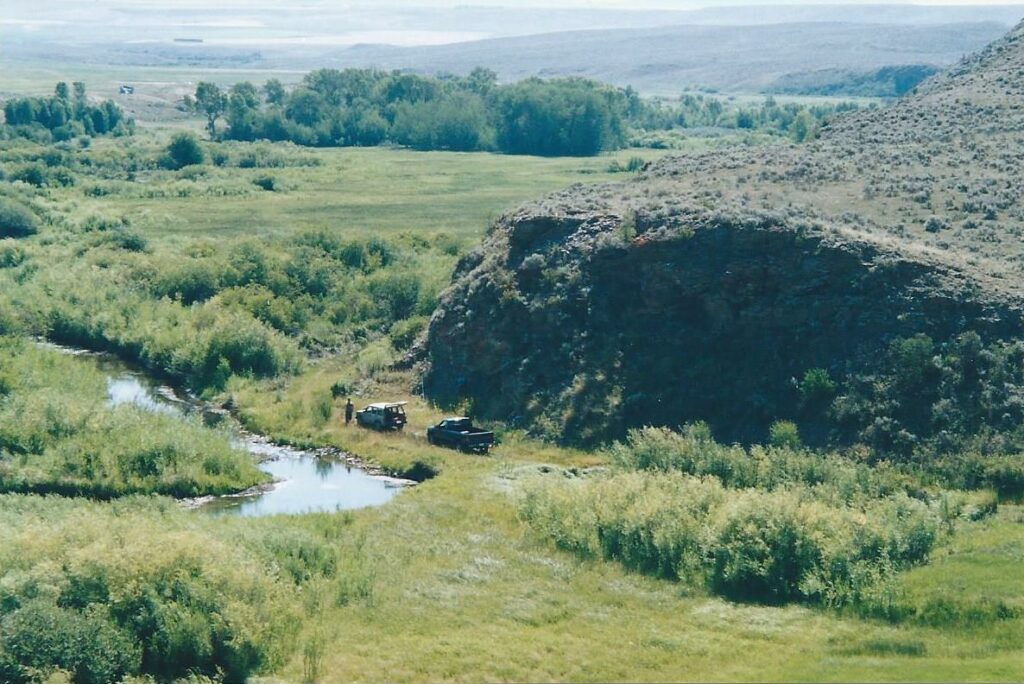 Anzick site in 1975