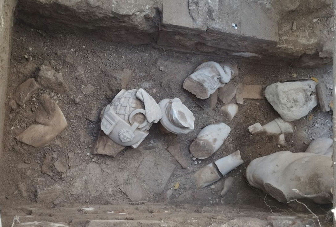 Sculpture fragments, Athens, Greece