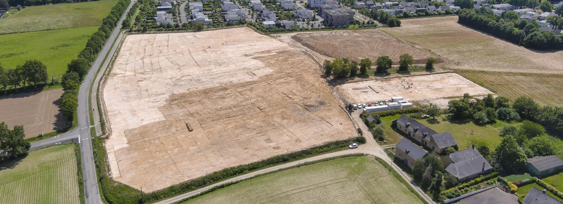 Excavation area, Pace, France