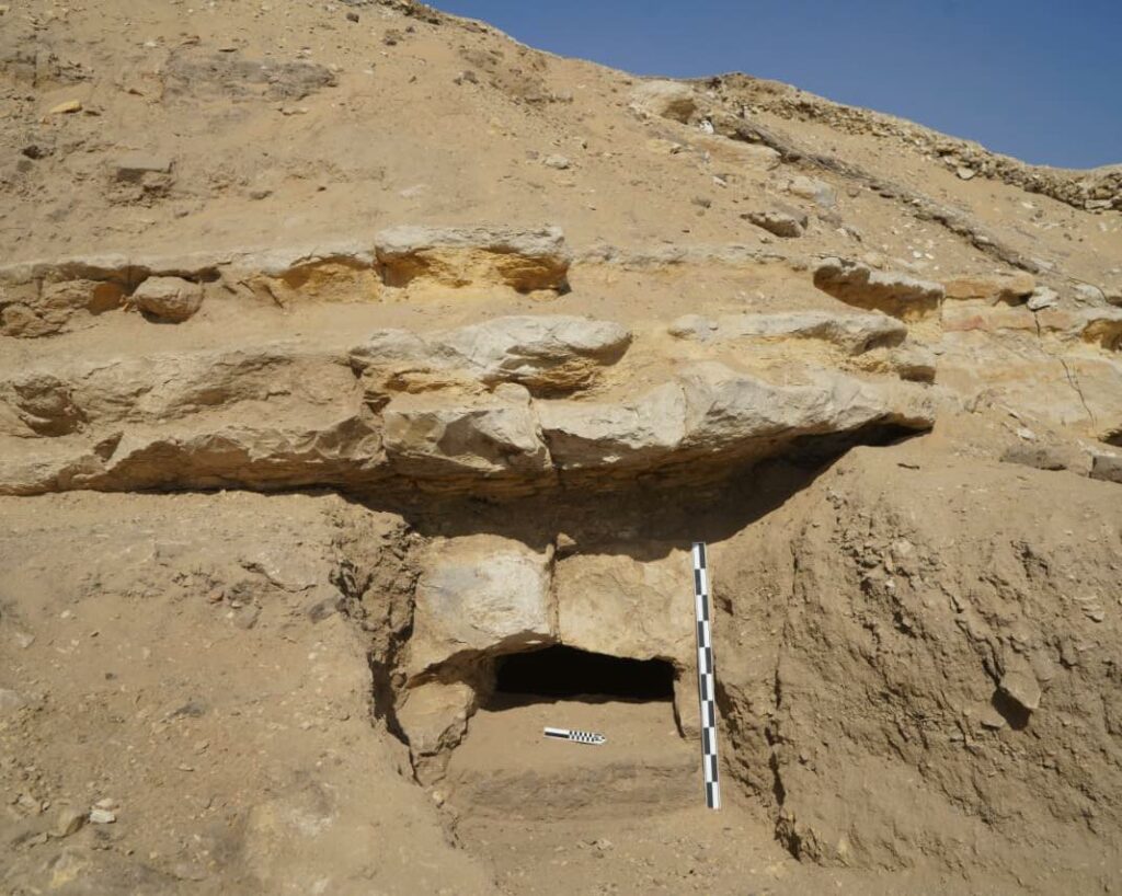 Rock-cut tomb, Saqqara, Egypt