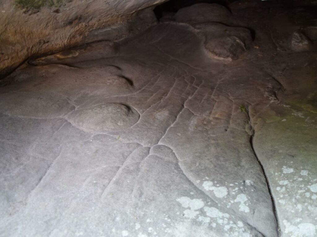 3-D map on cave floor, Ségognole 3, France