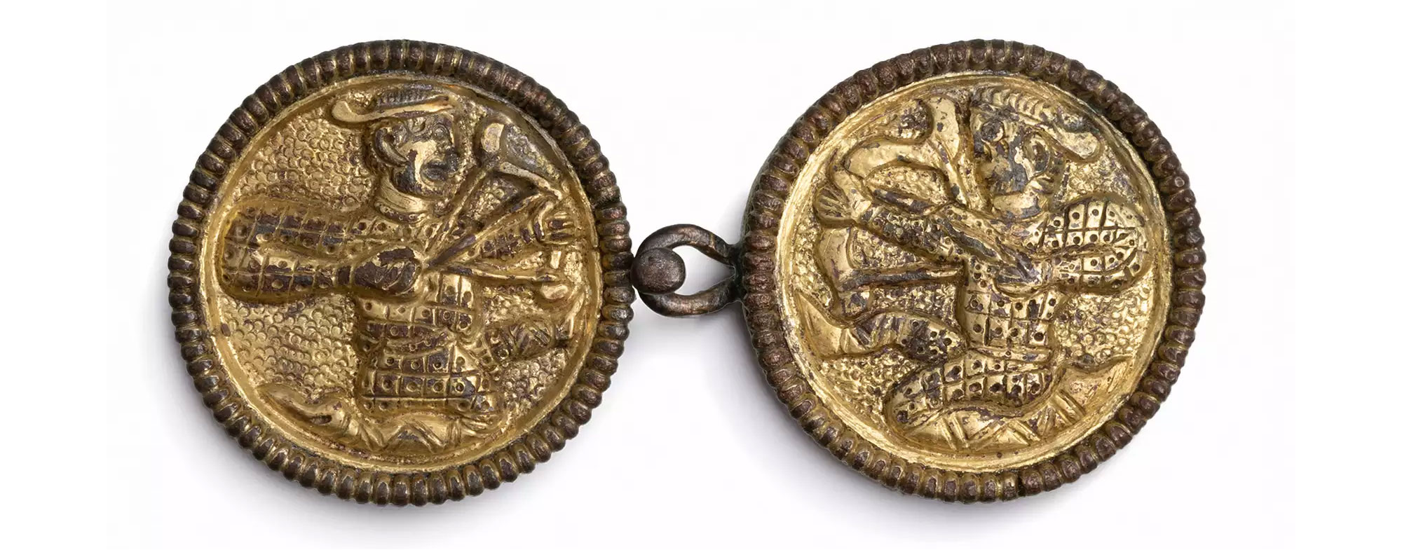 Avar-period cloak clasp from a female grave at Moedling, Austria