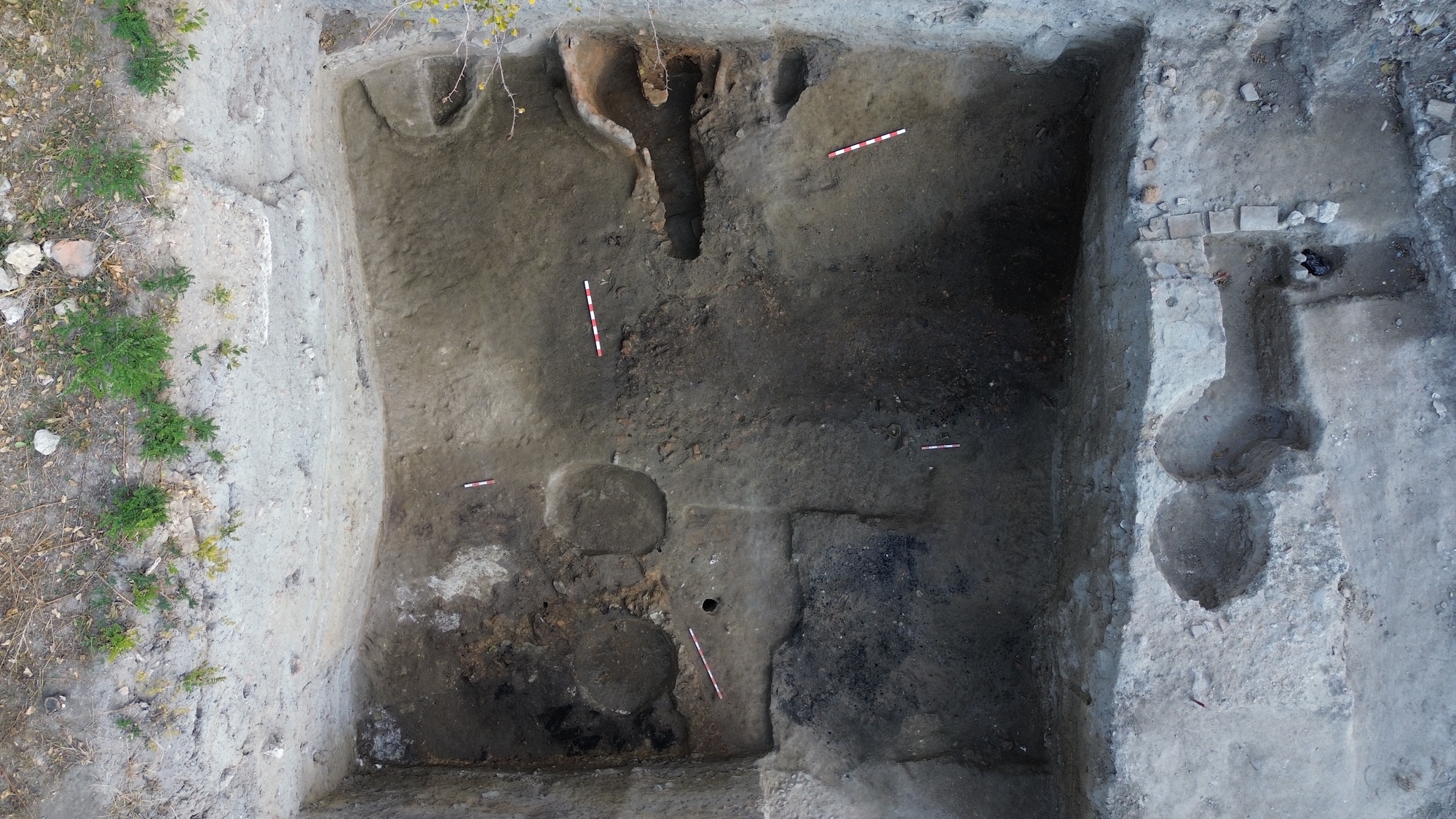 Excavation of barracks and later furnace, Lom, Bulgaria