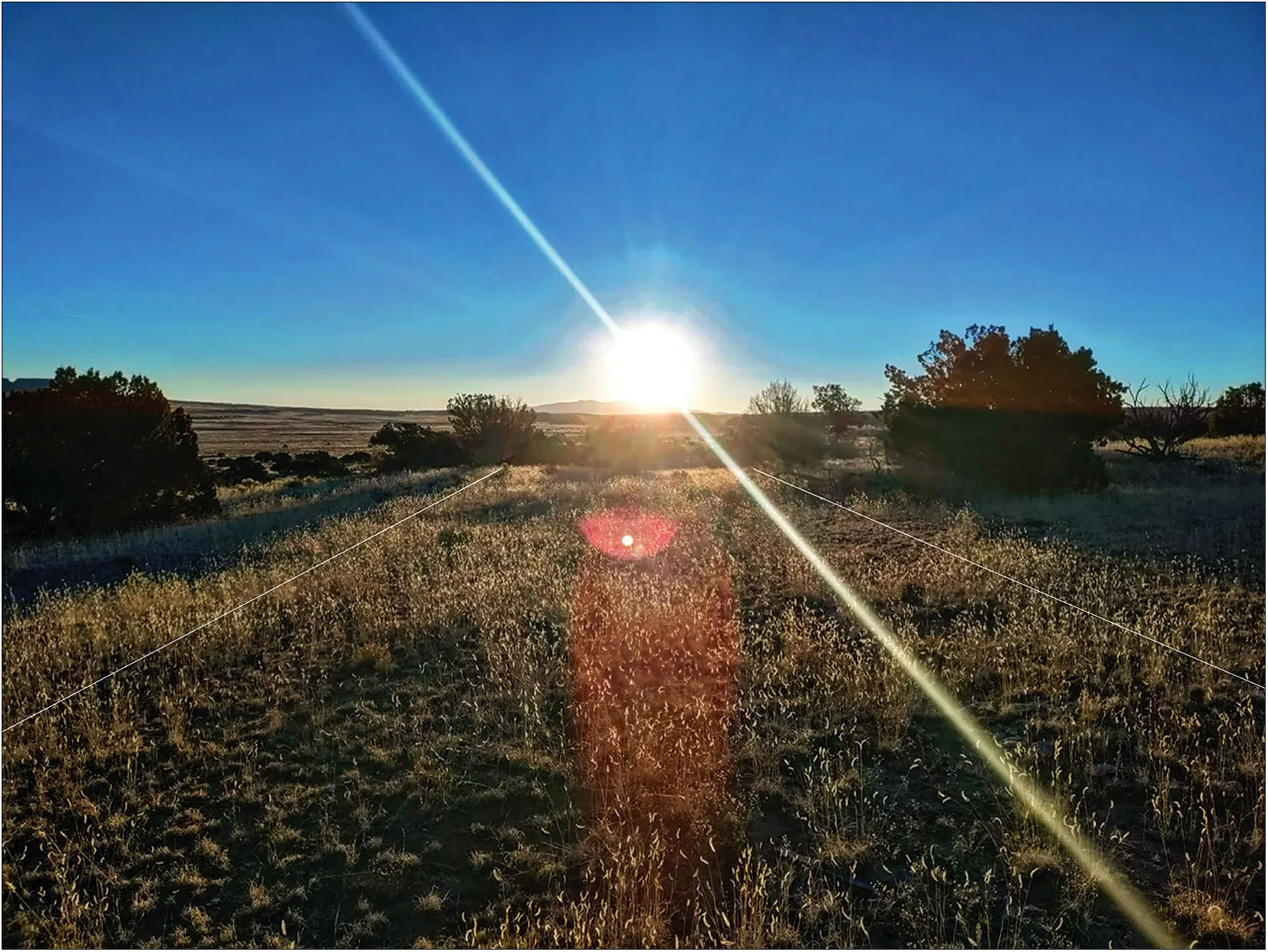 Sunrise over Mount Taylor, New Mexico