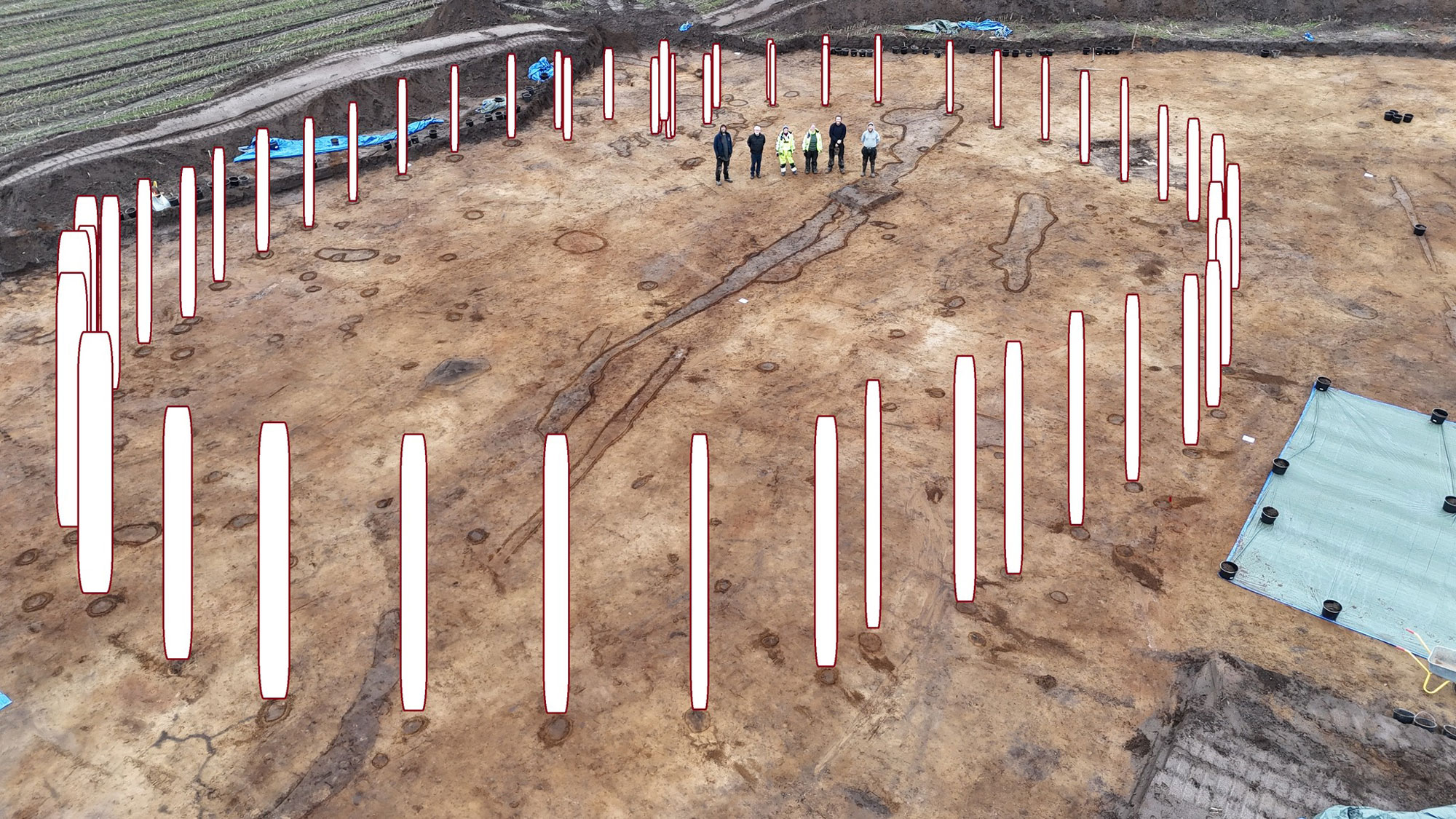 Timber circle, Aars, Denmark