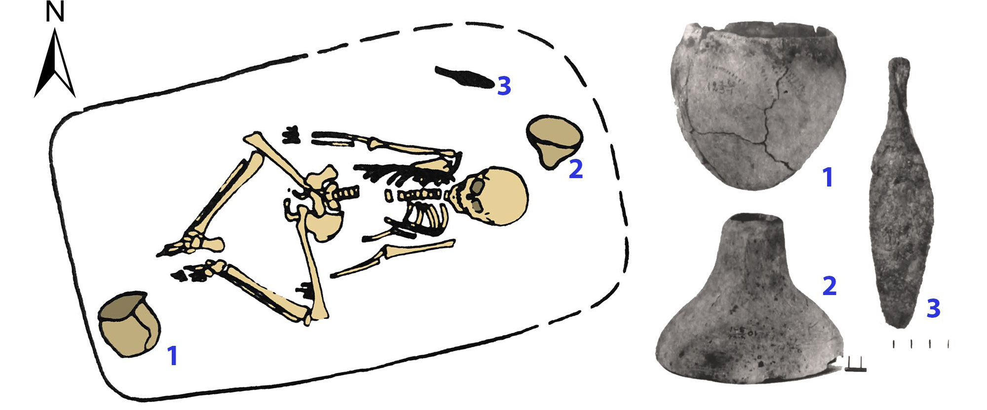 Yamnaya grave at Tsatsa, North Caspian Steppe