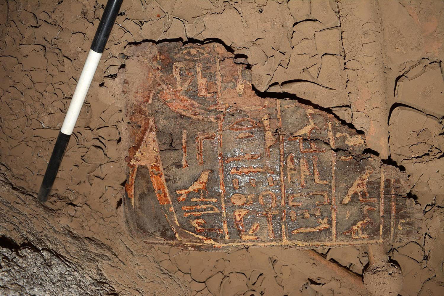 Hieroglyphic text on a coffin, Tombos, Sudan