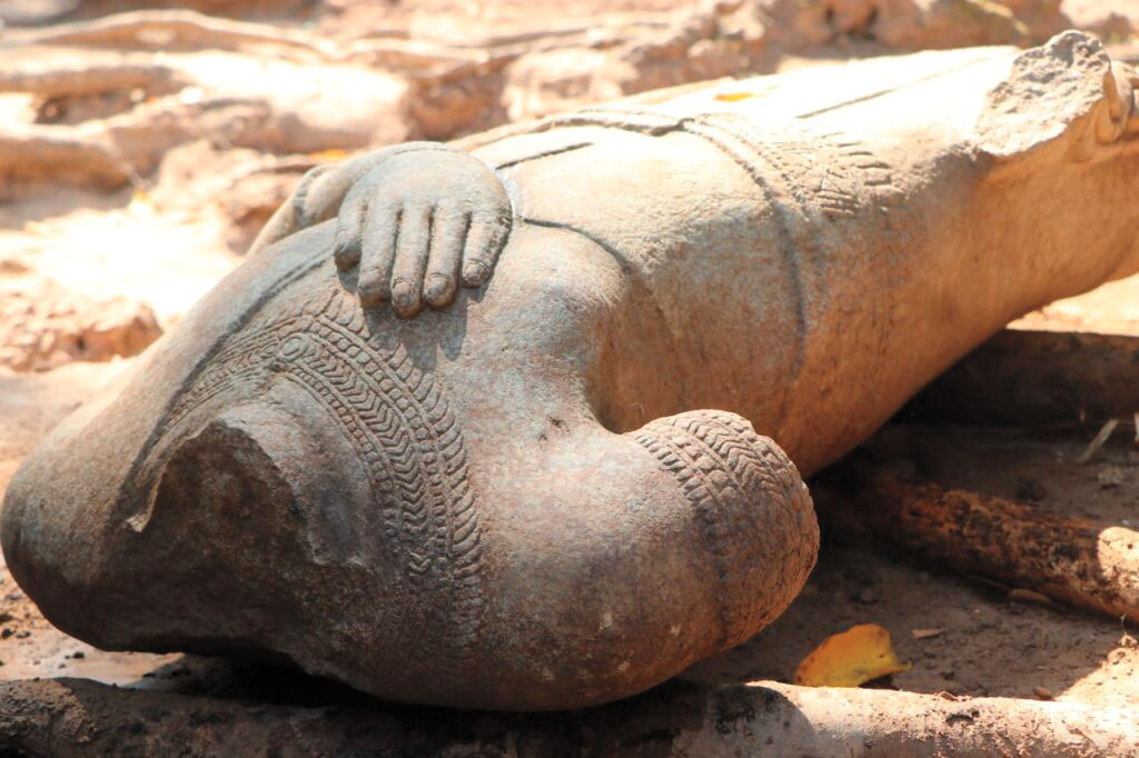 Buddha statue, Ta Prohm, Cambodia