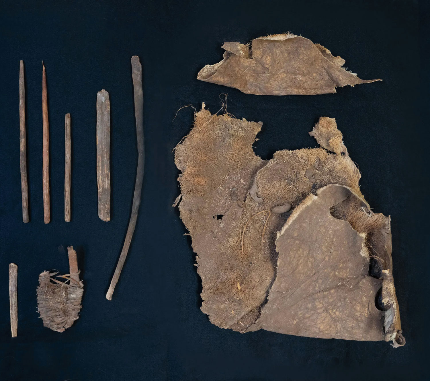 Hunter-gatherer toolkit, San Esteban Rockshelter, Texas