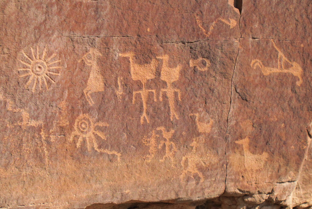 Rock art panel, southeastern Utah